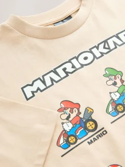 T-Shirts|Tops|Next - Mario Gaming T-shirt (3-16jaar) Pastelgeel