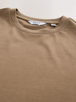 T-Shirts En Hemden*Next Pastelgeel - Normale Pasvorm - Zwaar T-shirt