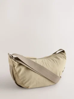 Tassen En Portemonnees*Next - Nylon schoudertas Pastelgeel