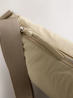 Tassen En Portemonnees*Next - Nylon schoudertas Pastelgeel