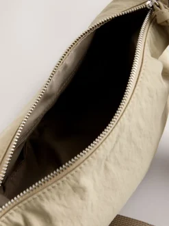Tassen En Portemonnees*Next - Nylon schoudertas Pastelgeel