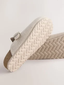 Pantoffels|Loungewear|Next - Pantoffelmuiltjes met gesp Pastelgeel