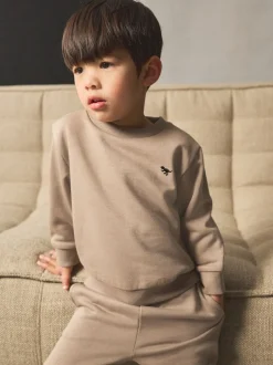 Truien En Breisels|Sets En Combisets*Next Pastelgeel - Set met sweatshirt en joggingbroek (3mnd-7jr)