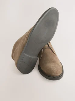 Boots|Next - Smart Suede Chukka Boots Pastelgeel