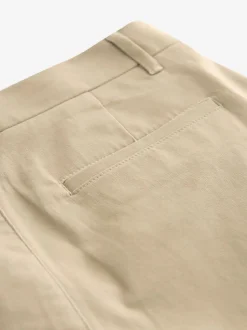 Broeken En Chino's*Next Pastelgeel - Straight fit - Stretchy chino