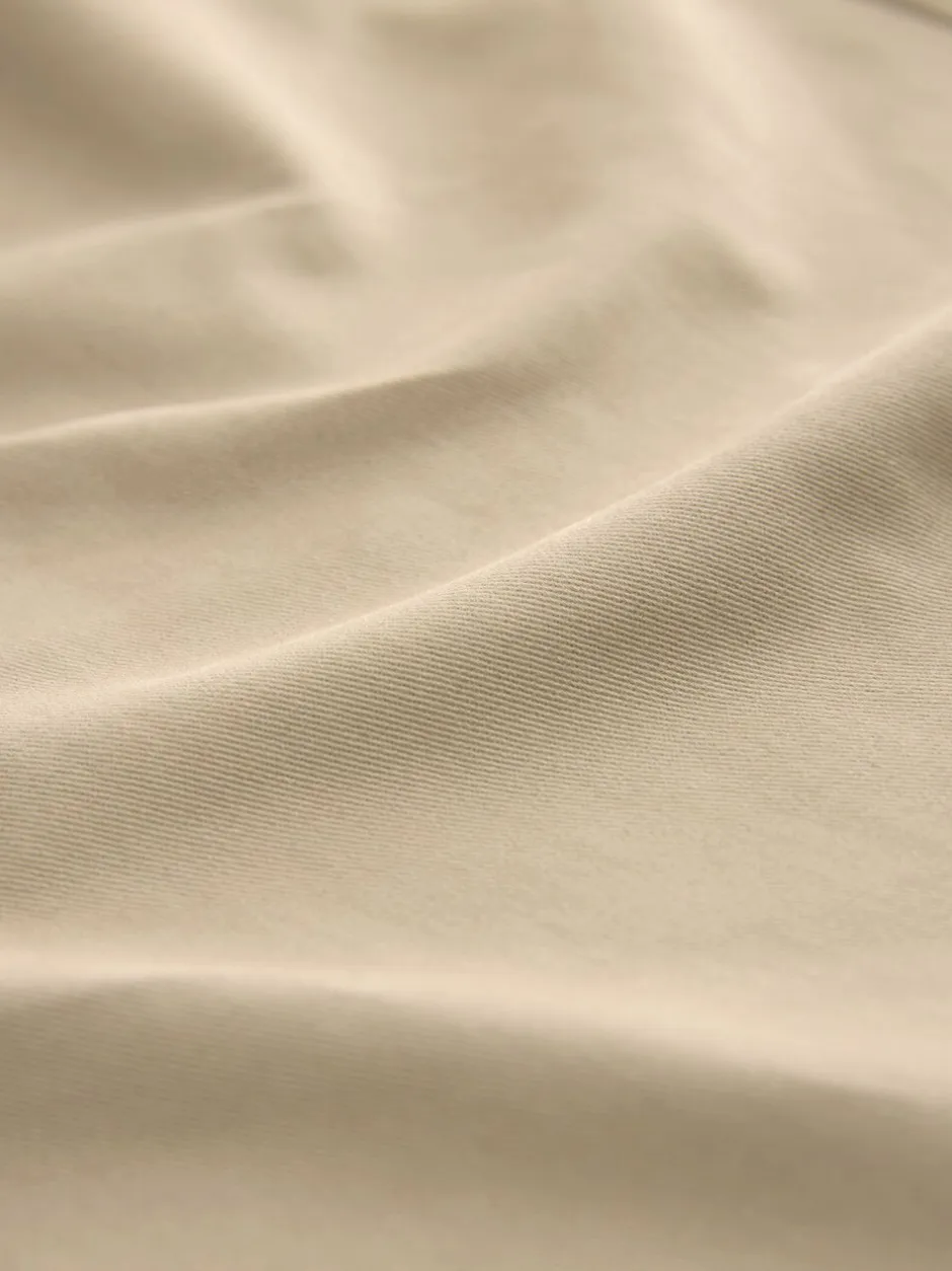 Broeken En Chino's*Next Pastelgeel - Straight fit - Stretchy chino