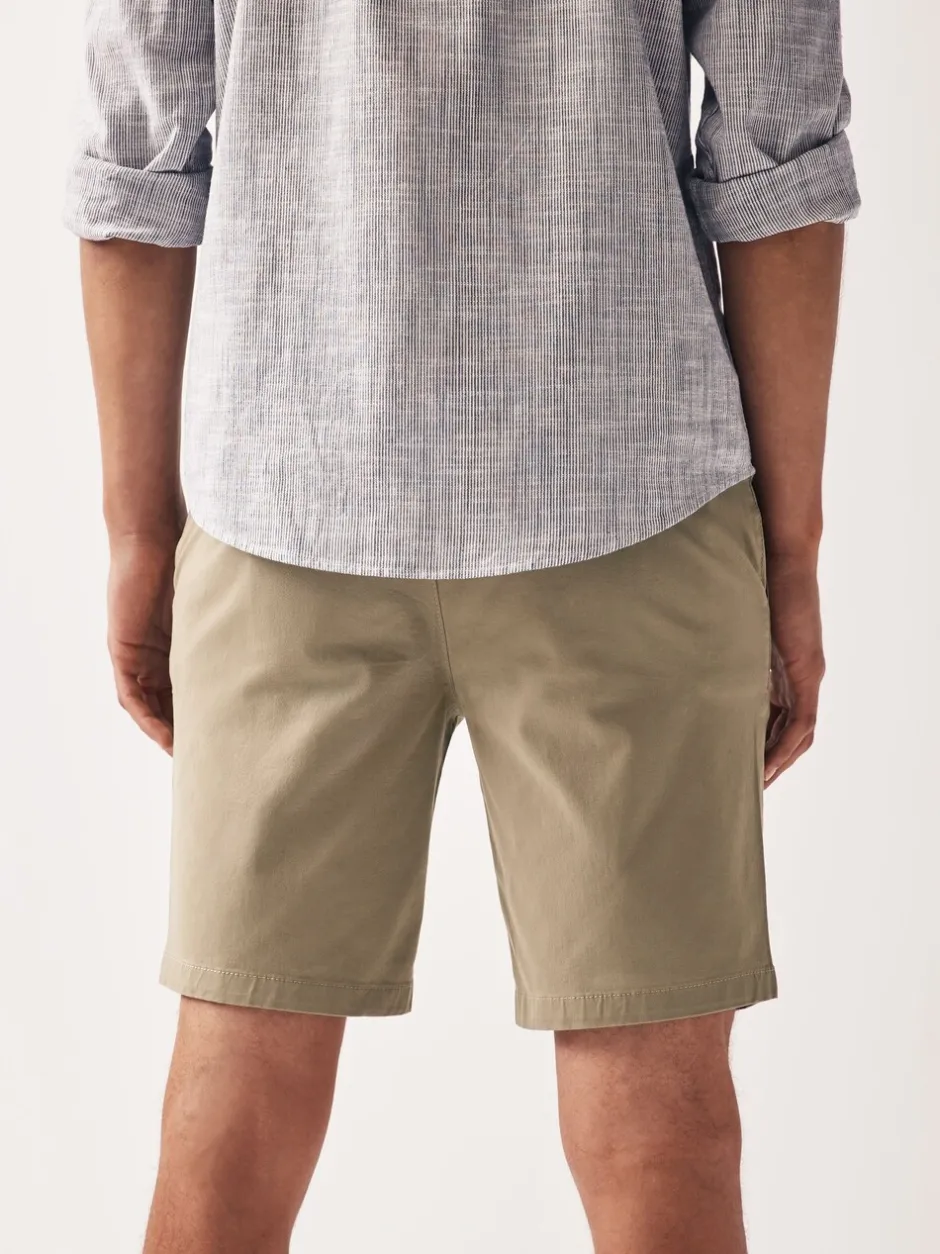 Shorts*Next - Strakke Pasvorm - Chinoshort met stretch Pastelgeel