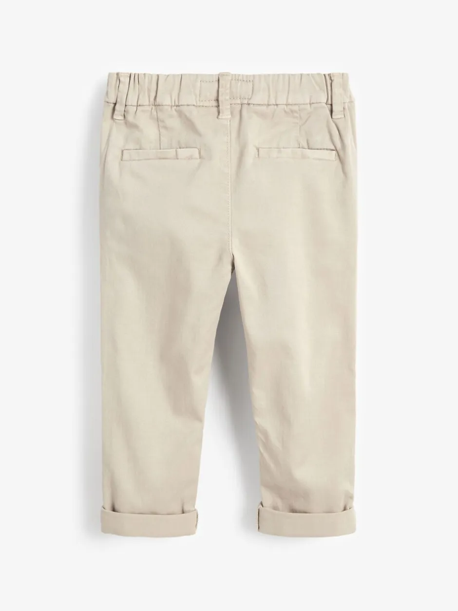 Broeken En Chino's*Next Pastelgeel - Stretch Chino Broek (3mnd-7jr)