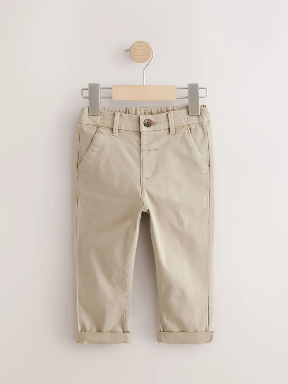 Broeken En Chino's*Next Pastelgeel - Stretch Chino Broek (3mnd-7jr)