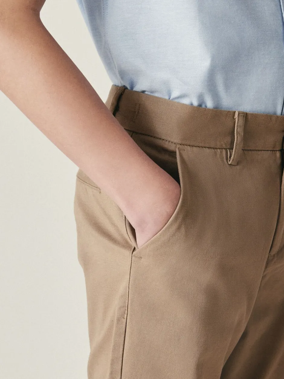 Broeken En Chino's|Next Pastelgeel - Stretchy chino's (3-17jr)