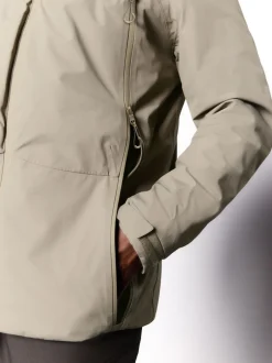 Jassen En Jacks*Next - ThermoGen Regenbestendig gewatteerd jack Pastelgeel
