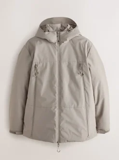 Jassen En Jacks*Next - ThermoGen Regenbestendig gewatteerd jack Pastelgeel