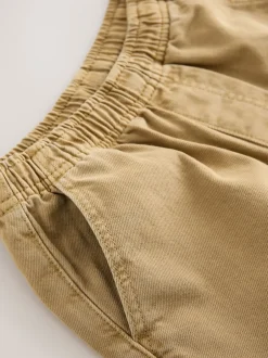 Jeans|Next - Twill jeans met aantrekkoord (3-16jr) Pastelgeel