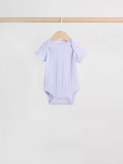 Rompertjes En Hemdjes|Next Pastelkleurig - 5 Babyrompertjes met korte mouwen