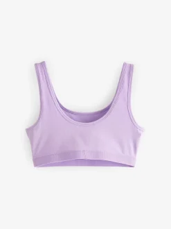 Alle Ondergoed*Next - Crop top met ronde hals (5-16jr) Pastelkleurig