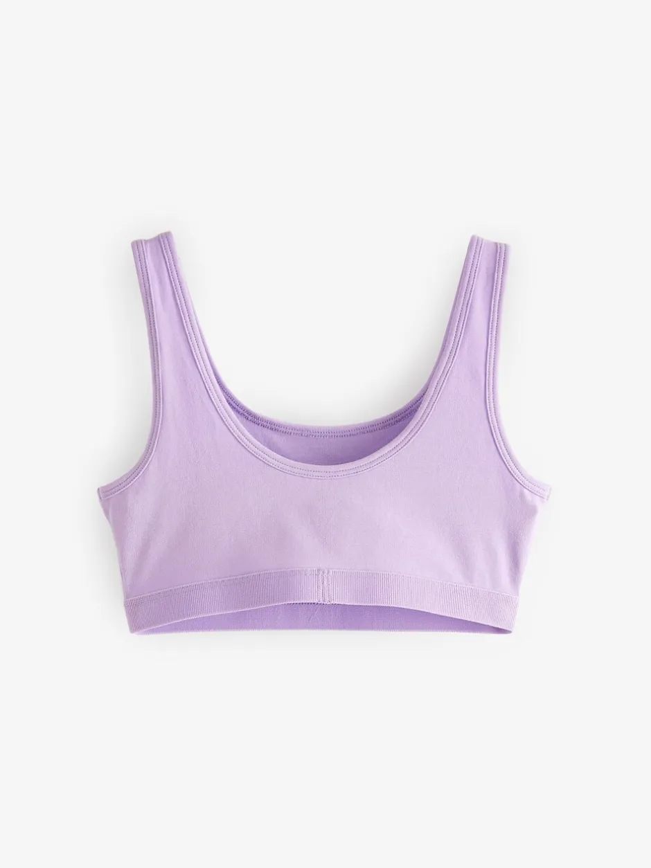 Alle Ondergoed*Next - Crop top met ronde hals (5-16jr) Pastelkleurig