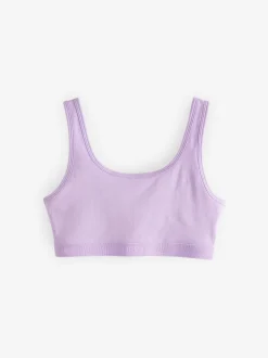 Alle Ondergoed*Next - Crop top met ronde hals (5-16jr) Pastelkleurig