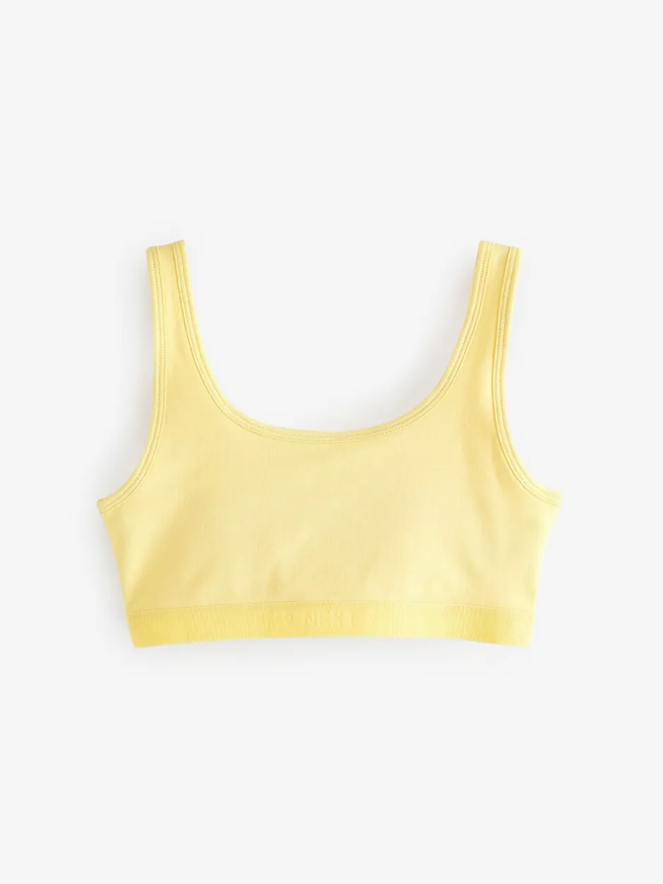 Alle Ondergoed*Next - Crop top met ronde hals (5-16jr) Pastelkleurig