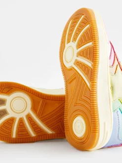 Sneakers|Sneakers*Little Bird by Jools Oliver - - Hoge sneakers met sterren Pastelkleurig