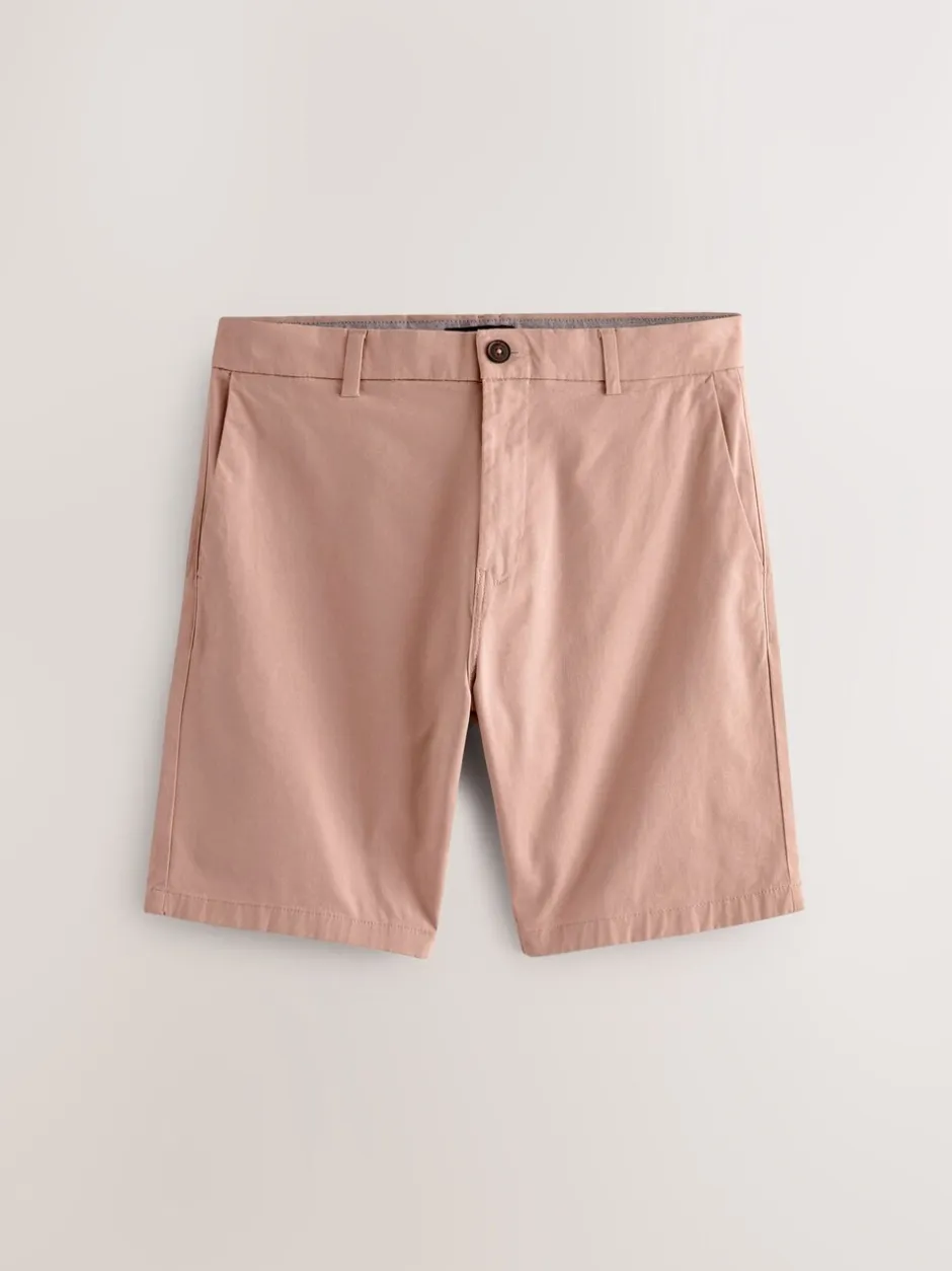 Shorts|Next - Slim Fit - Set van 4 chinoshorts met stretch Pastelkleurig