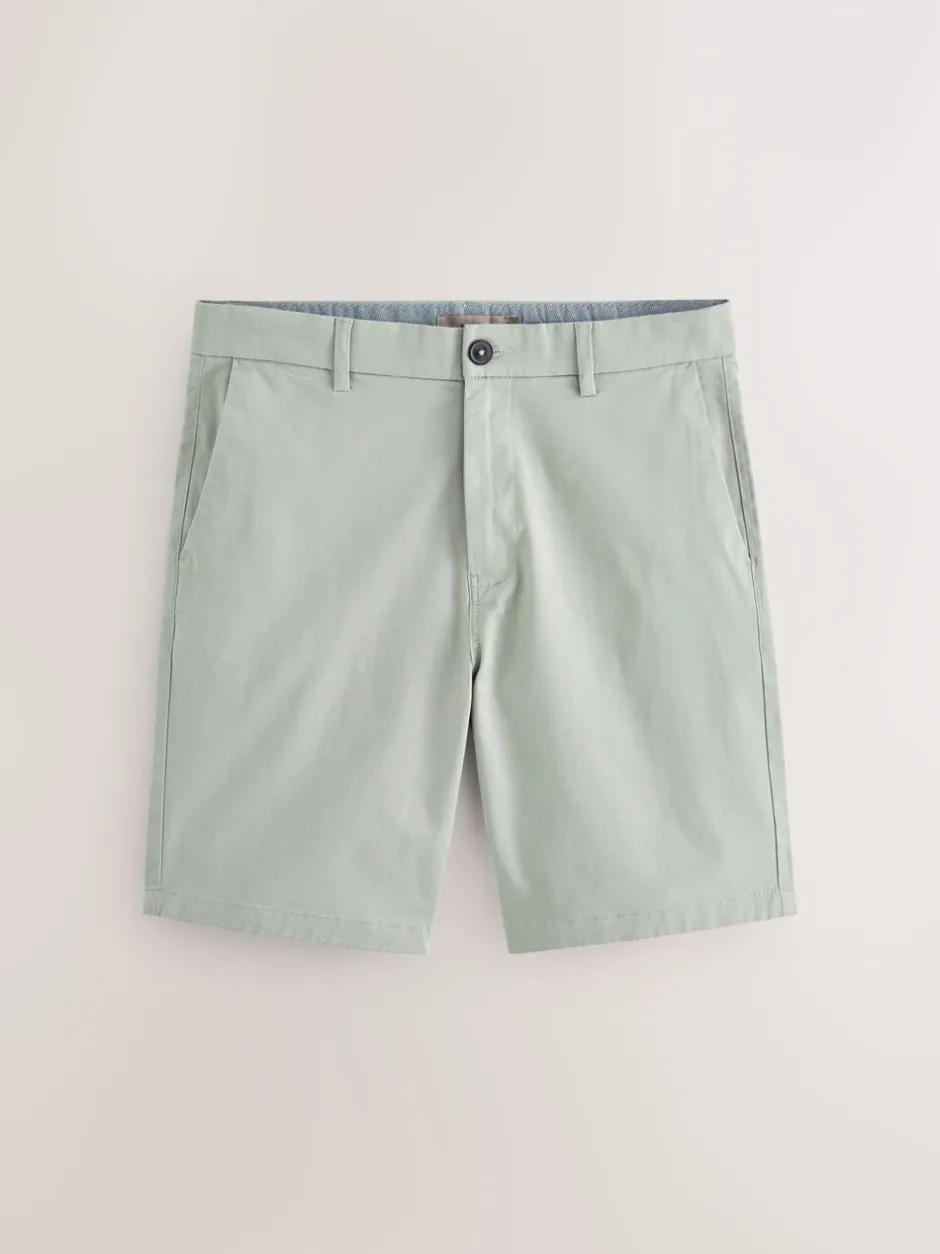 Shorts|Next - Slim Fit - Set van 4 chinoshorts met stretch Pastelkleurig