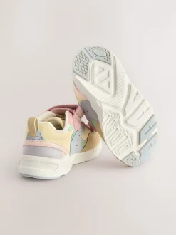 Sneakers|Next - Sneakers met elastische veters en klittenbandsluiting Pastelkleurig