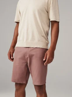 Shorts|Next - Straight fit - Set van 4 chinoshorts met stretch Pastelkleurig