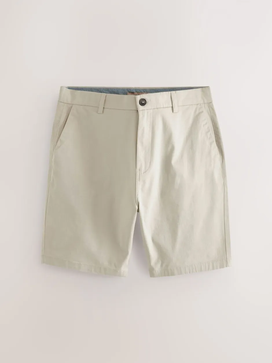 Shorts|Next - Straight fit - Set van 4 chinoshorts met stretch Pastelkleurig