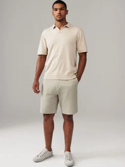 Shorts|Next - Straight fit - Set van 4 chinoshorts met stretch Pastelkleurig