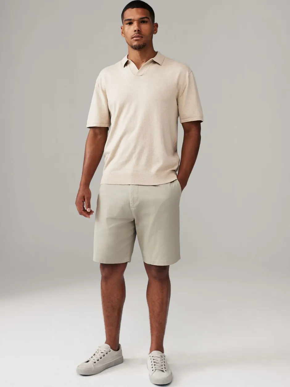 Shorts|Next - Straight fit - Set van 4 chinoshorts met stretch Pastelkleurig