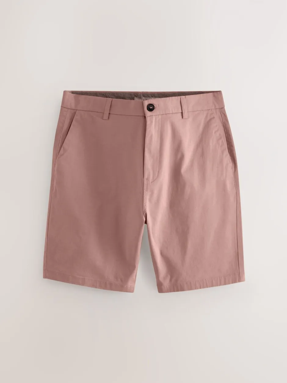 Shorts|Next - Straight fit - Set van 4 chinoshorts met stretch Pastelkleurig