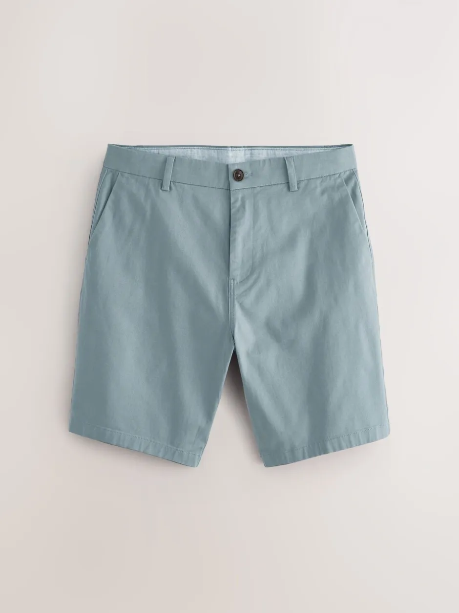 Shorts|Next - Straight fit - Set van 4 chinoshorts met stretch Pastelkleurig