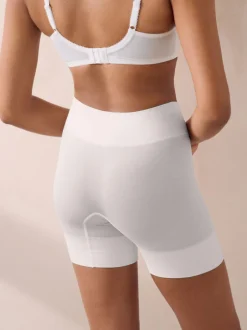 Shapewear|Next - Verpakking van 2 naadloze irritatiewerende shorts Pastelroze Huidskleur/Wit