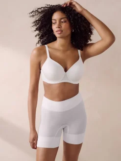 Shapewear|Next - Verpakking van 2 naadloze irritatiewerende shorts Pastelroze Huidskleur/Wit