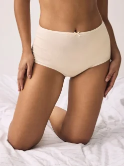Onderbroeken*Next Pastelroze nude - Set van 5 slips met hoog katoengehalte