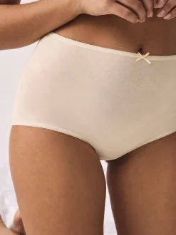 Onderbroeken*Next Pastelroze nude - Set van 5 slips met hoog katoengehalte