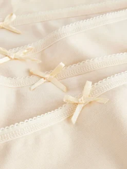 Onderbroeken*Next Pastelroze nude - Set van 5 slips met hoog katoengehalte