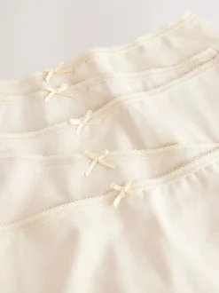 Onderbroeken|Next Pastelroze nude - Set van 5 slips met hoog katoengehalte
