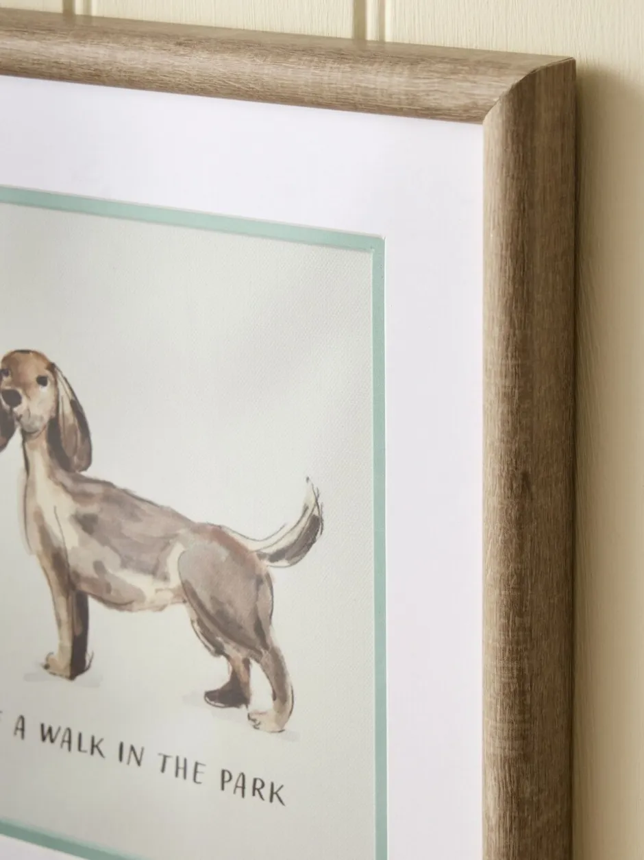 Canvassen En Kunst Voor Aan De Wand|Next Pattern Dachshund Framed Wall Art