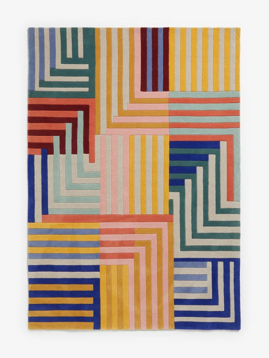 Vloerkleden En Lopers|Vloerkleden En Lopers|Next Paulo Geometric Stripe Rug