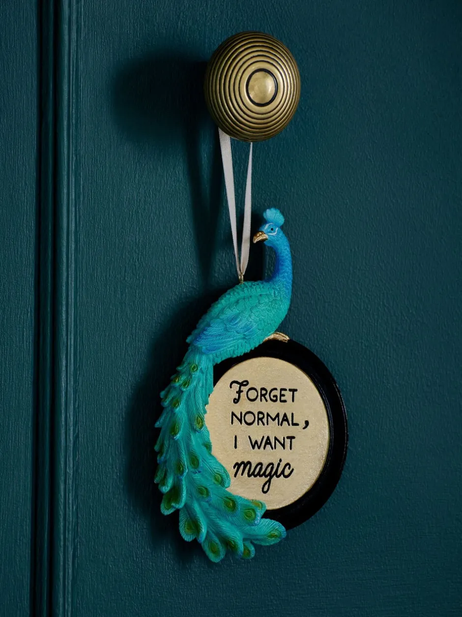 Decoraties*Next Peacock I Want Magic hangdecoratie