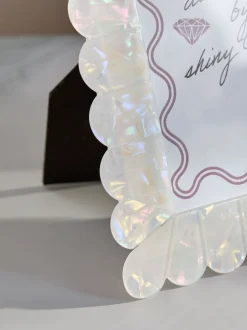 Fotolijsten*Next Pearlescent Scallop Photo Frame