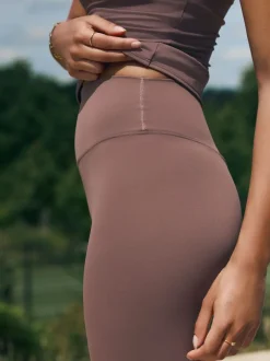 Leggings En Joggingbroeken*self. Peperkorrelbruin - Legging met hoge taille