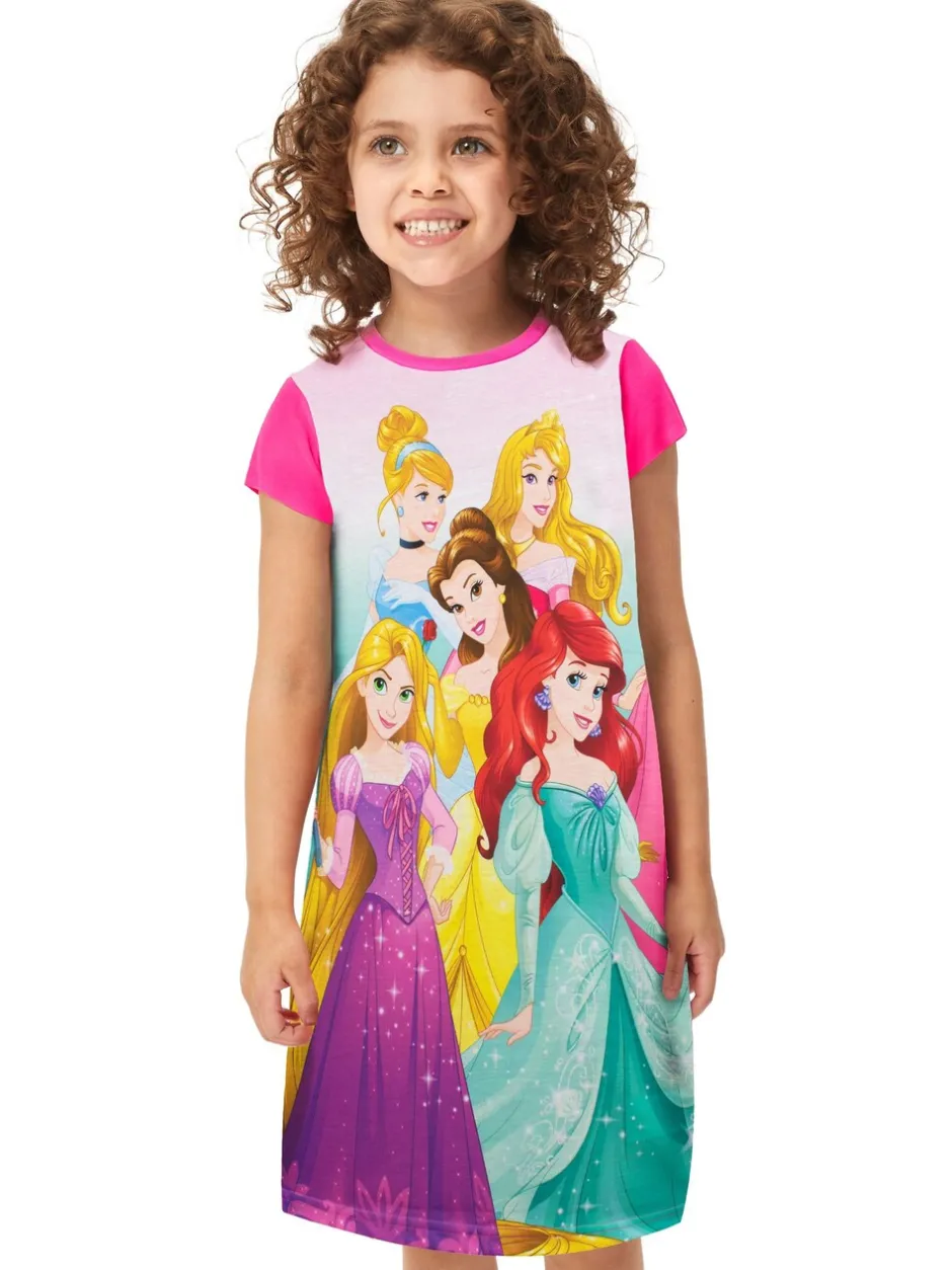 Nachtponnen*Character Personage Disney Princess meisjesnachthemd