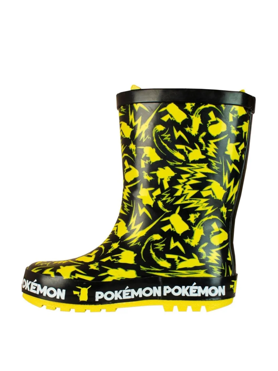 Laarzen|Character Personage regenlaarzen met Pokemon Pikachu print