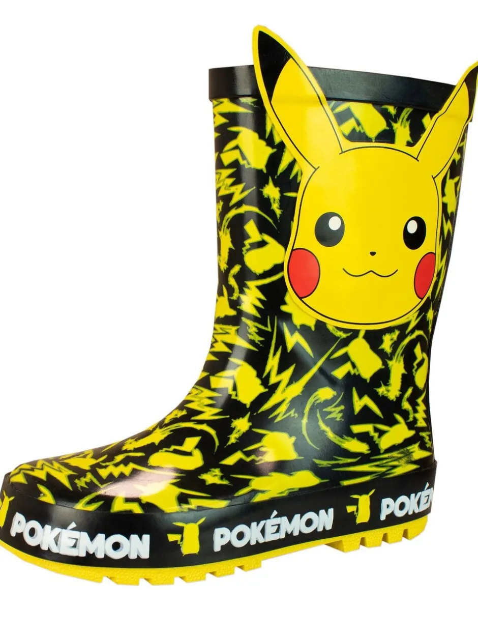 Laarzen|Character Personage regenlaarzen met Pokemon Pikachu print