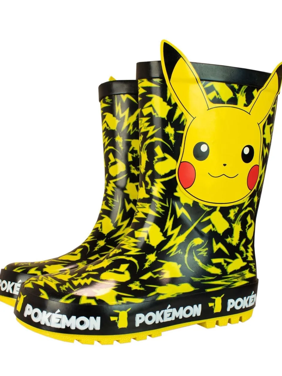 Laarzen|Character Personage regenlaarzen met Pokemon Pikachu print