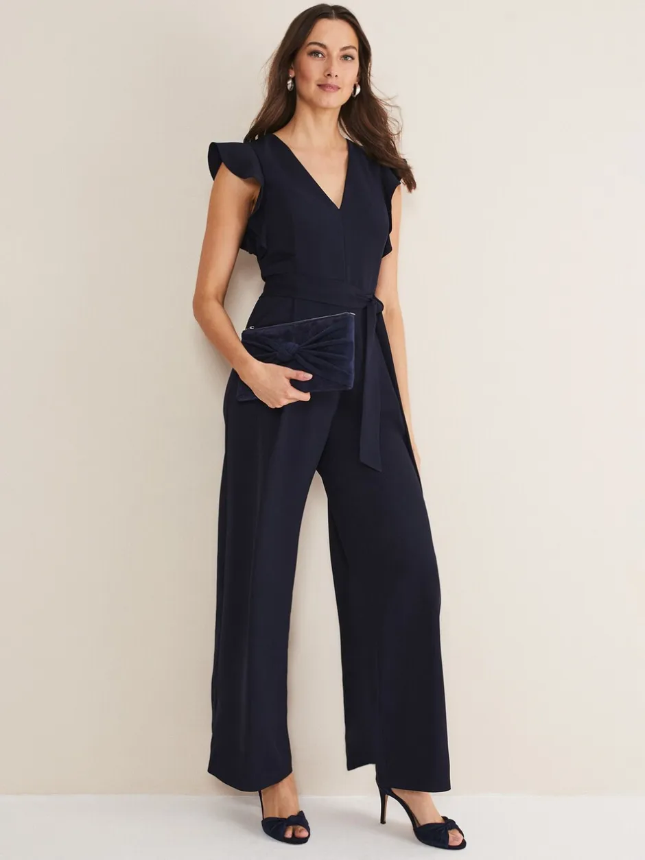 Jumpsuits En Playsuits*Phase Eight Kallie Frill jumpsuit met ruches