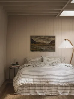 Piglet In Bed*Piglet in Bed Kemptown Linen Blend Duvet Cover