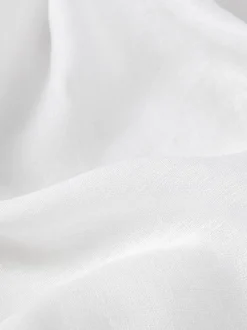 Piglet In Bed*Piglet in Bed Linen Blend Fitted Sheet